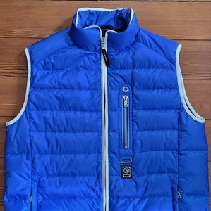 Vintage Bogner Puffer Vest XL Blue